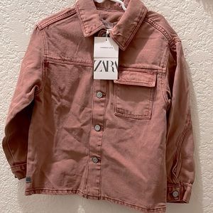 Zara kids, denim jacket. Size 4-5. NWT